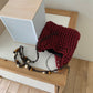 Women's Woven Retro Wooden Bead Tassel With Bags