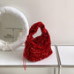 Portable Sequin Female Niche Shiny Drawstring Hand Carrying Handbags