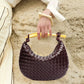 Women's Woven Sardine Simple Fashion Metal Portable Shoulder Bags