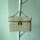 Women's Woven Lunch Box Versatile Handmade Small Square Bags