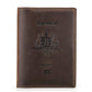 Angel Retro Crazy Horse Leather Swiping Men's Wallets