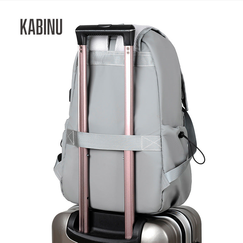 Comfortable Solid Color Derm Business Computer Backpacks