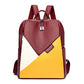 Women's Large Capacity Trendy Patchwork Style Soft Backpacks