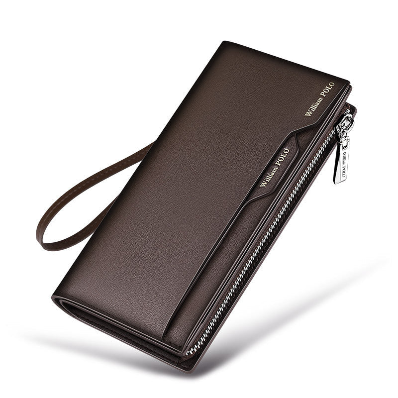 Men's Emperor Paul Long Genuine Leather Business Men's Wallets