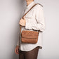 Women's & Men's Crazy Horse Leather Retro Large Capacity Small Square Bags