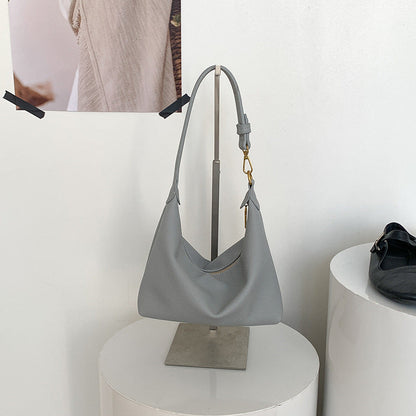 Women's Style Spring Soft Leather Simple Large Capacity Commuter Shoulder Bags