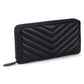 Women's Sheepskin Korean Rhombus Long Clutch Mobile Ladies Wallets