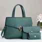 Women's Pretty Durable Elegant Texture Three-piece Handbags