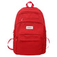 Large Capacity Solid Color Korean Fashion Preppy Backpacks