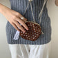Clip Handmade Beaded Acrylic Horn Pearl Crossbody Bags