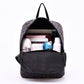 Women's Geometric Trend Rhombus Luminous Color Changing Backpacks