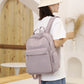 Women's Korean Fashion Large Capacity Simple Nylon Backpacks