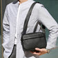 Men's Leather First Layer Cowhide Horizontal Men's Shoulder Bags