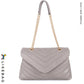Women's Commuter Soft Metal Chain Embroidered Versatile Crossbody Bags