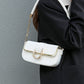Women's Popular Pink Rhombus Chain Baguette Underarm Simple Crossbody Bags