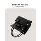 Women's Design Oil Wax Leather Underarm Advanced Texture Shoulder Bags