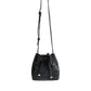 Women's Drawstring Ruffle Bow Fashion Soft Leather Crossbody Bags