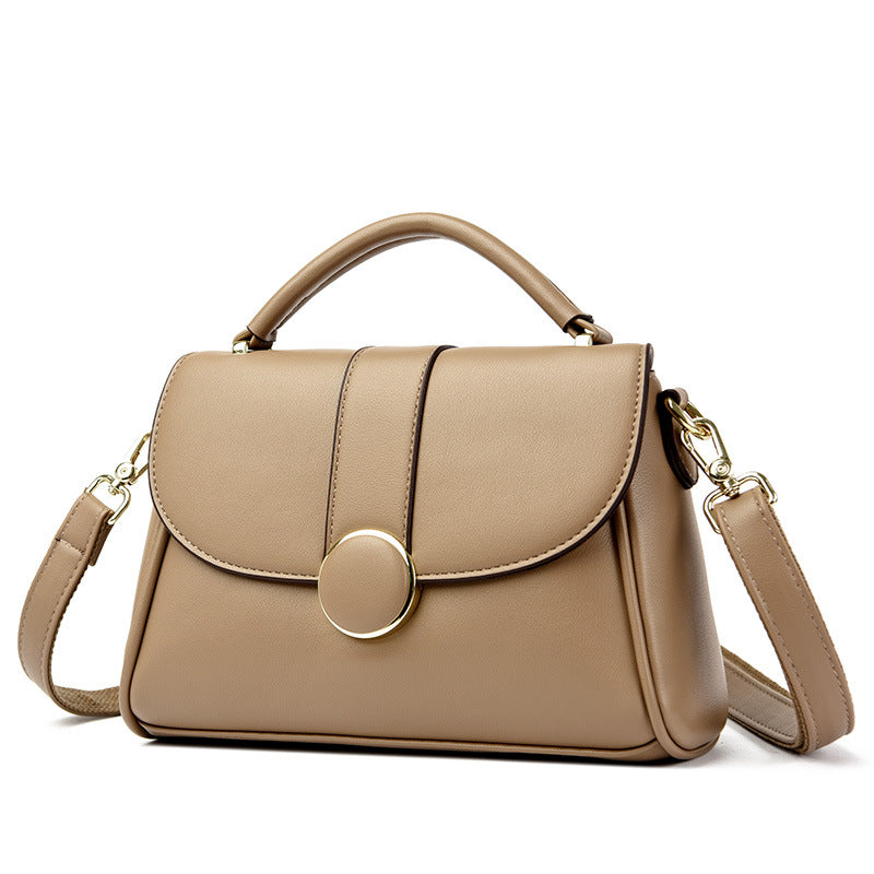 Women's Large Capacity Simple Soft Leather To Shoulder Bags