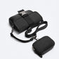 Men's Trendy Black Two-piece Leisure Mini Nylon Men's Messenger Bags