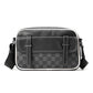 Men's High Quality Plaid Tide Leather Fashionable Men's Shoulder Bags