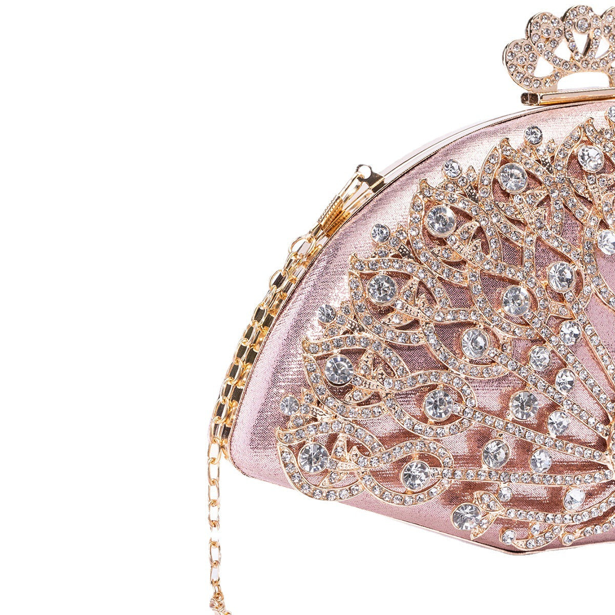 Flower Dinner Peacock Open Screen Rich Evening Bags