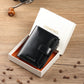 Men's Leather Car Drawing License First Layer Bags