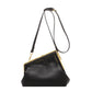 Women's Metal Clip Mouth Fashion Retro Simple Crossbody Bags