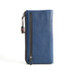Women's & Men's Handmade Retro Long Genuine Leather Cowhide Clutch Bags