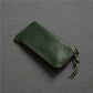 Men's Long Genuine Leather First Layer Zipper Men's Wallets