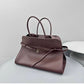 Large Capacity Commuter Cowhide High-grade French Handbags
