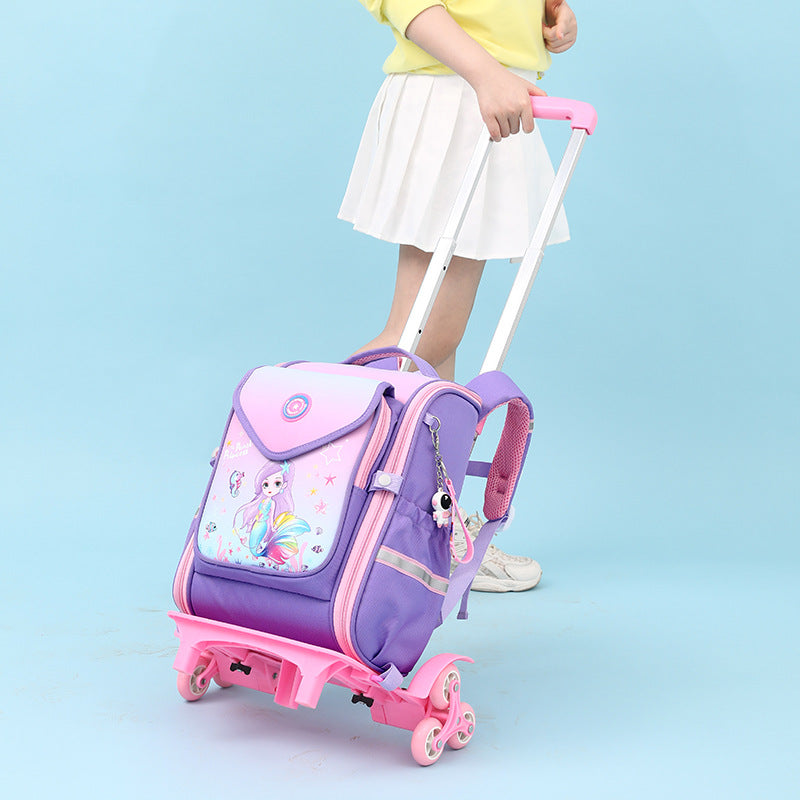 Natural Fish Primary Lightweight Waterproof Large Elementary School Students' Schoolbags
