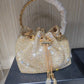 Women's Heron Live Streaming On Tassel Rhinestone Shoulder Bags