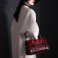 Women's Stylish Big Leather Cowhide Portable Handbags