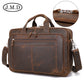 Men's Fashion Vintage Leather Inch Computer Men's Briefcases