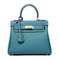 Women's High-grade Fashionable Genuine Leather Handmade Kelly First Layer Handbags