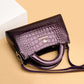 Women's Kangaroo Classic Patent Leather Crocodile Pattern Handbags