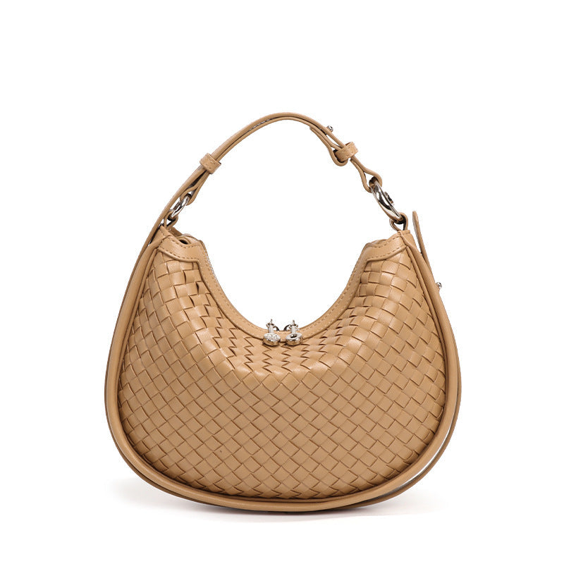Female French Style Idle Soft Leather Crossbody Bags