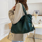 Women's Fashion Fashionable Large Simple Capacity Canvas Korean Style Commute Shoulder Bags