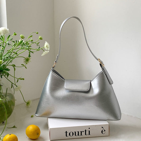 Women's Underarm Niche Korean Texture Portable Large Shoulder Bags