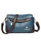 Women's Beautiful Unique Stitching Soft Leather Crossbody Bags