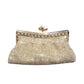 Women's Shiny Rhinestone Handmade Clutch Chain Clip Evening Bags
