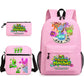 Game Monster Concert Pencil Three-piece Set Backpacks