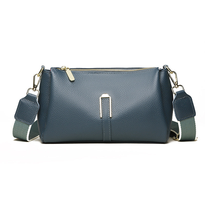 Women's Genuine Leather Fashion Large Capacity First Layer Cowhide High Crossbody Bags