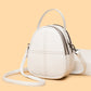 Women's Genuine Leather Fashion Trend Textured First Shoulder Bags