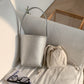 Leather Cylinder Large Capacity Minority Simple Bucket Bags