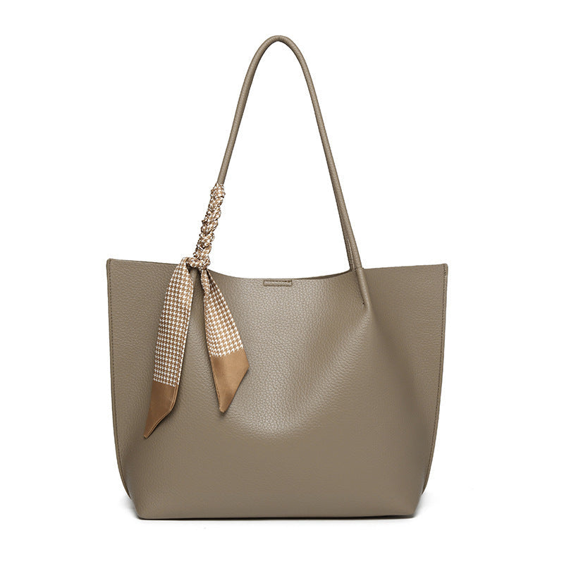 Women's Large Capacity Underarm Korean High-grade Silk Shoulder Bags