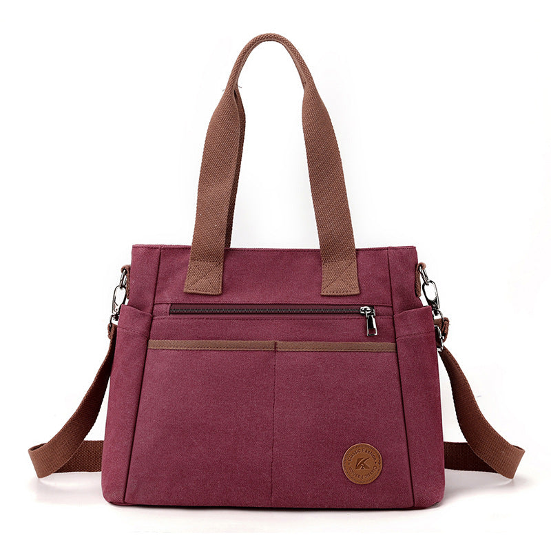 Women's Fashionable Simple Korean Style Portable Large Bags