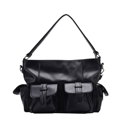 Women's Big Trendy Korean Work Clothes Large Shoulder Bags