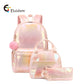 Women's Gradient Color Junior High Lightweight Large Backpacks