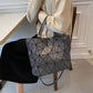 Women's Solid Color Diamond Plaid Geometric Pattern Handbags